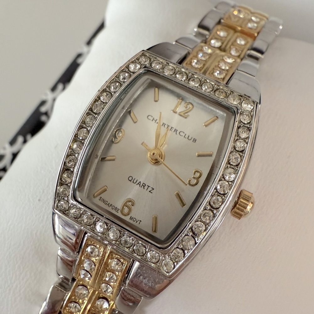 Charter Club Costume Watch w/Adjustable Links